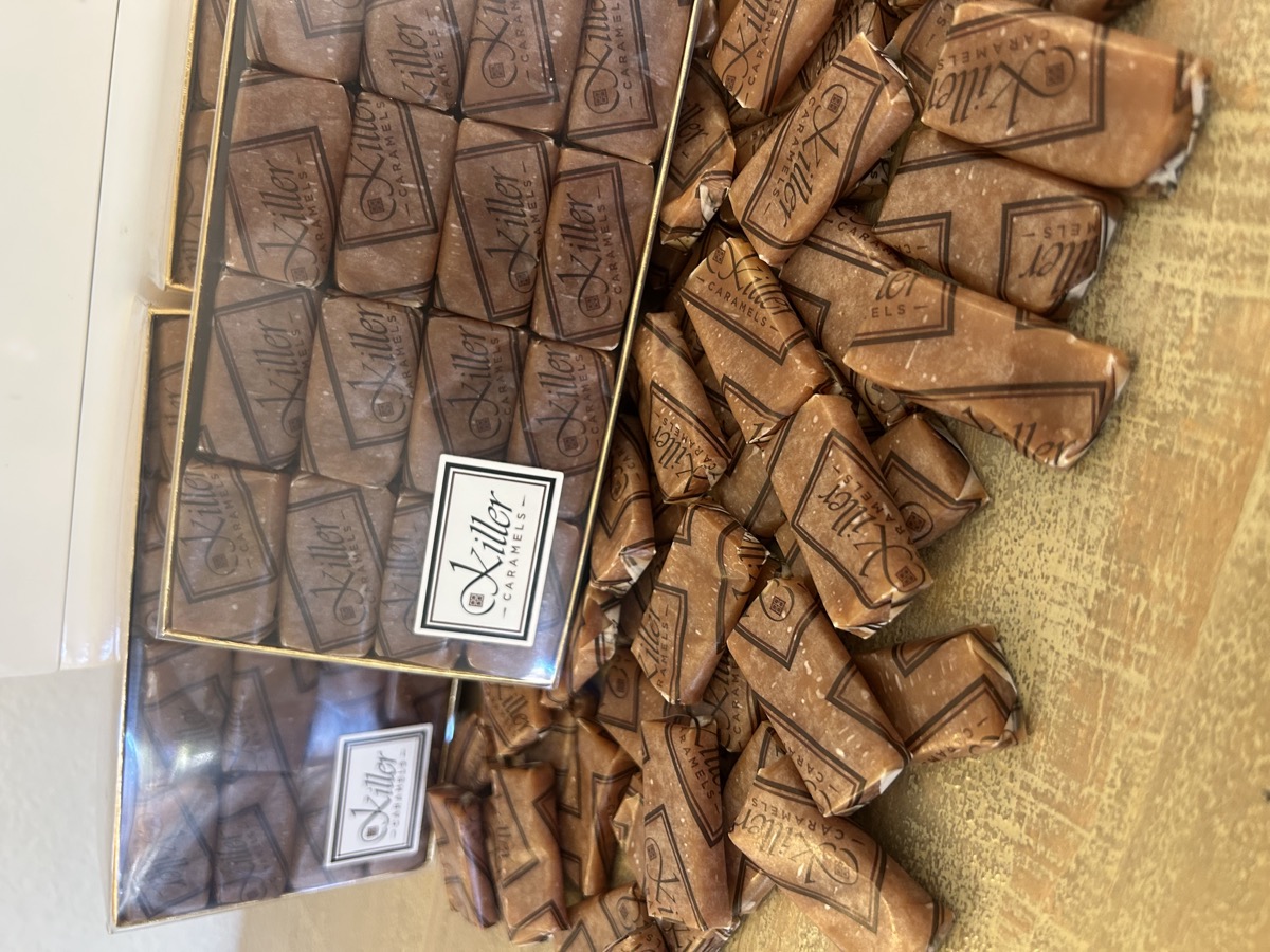 60-Count Box open caramels